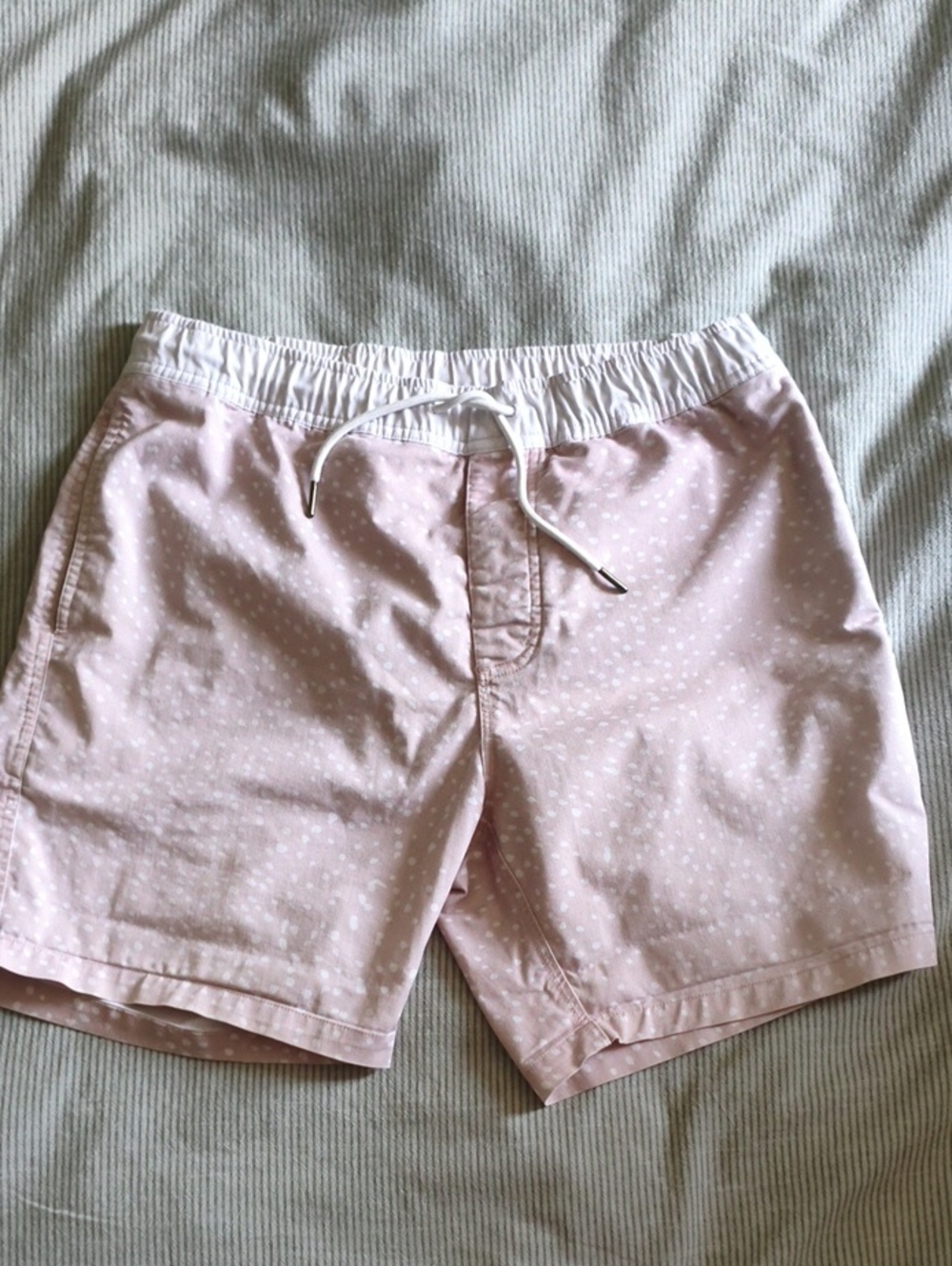 Charlie Holiday Light Pink Drawstring Athletic Shorts